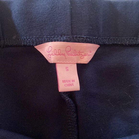 Lilly Pulitzer Navy Blue Spandex Dress Pants Size Small - Picture 2 of 4